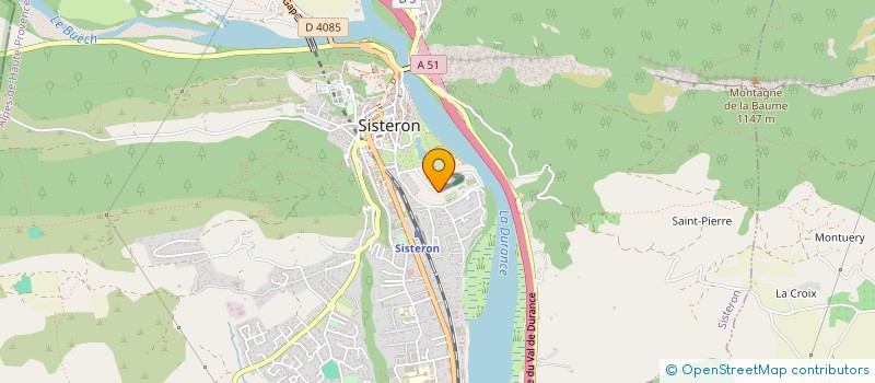 localisation de l'entreprise CRONOS 13  SISTERON