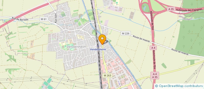 localisation de l'entreprise CRONOS SCI  VENDENHEIM