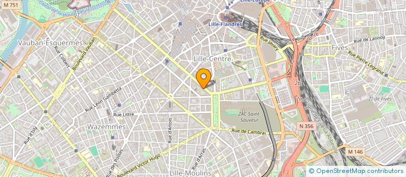 localisation de l'entreprise CROP'S à LILLE