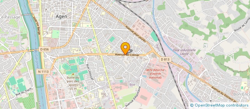 localisation de l'entreprise CROPEK  AGEN