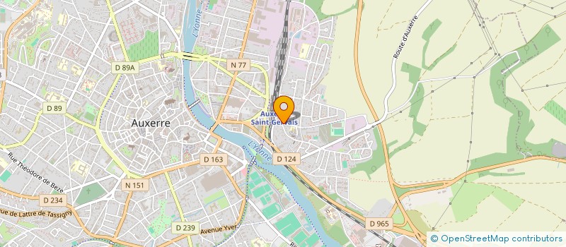 localisation de l'entreprise CROPP BOURGOGNE  AUXERRE