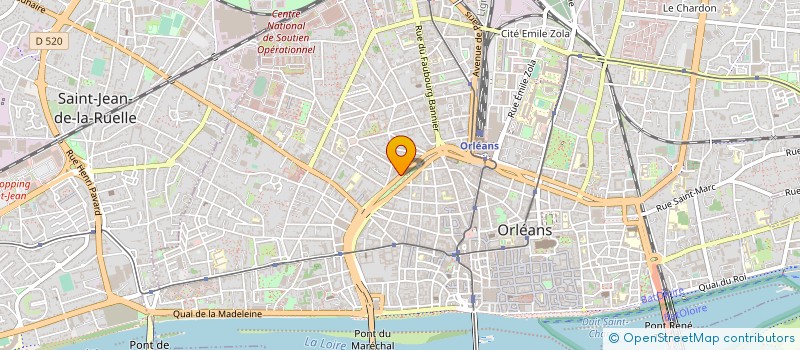 localisation de l'entreprise CROPP CVDL à ORLEANS
