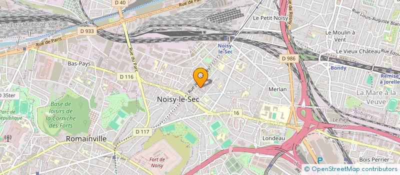 localisation de l'entreprise CROQ BALL à NOISY-LE-SEC