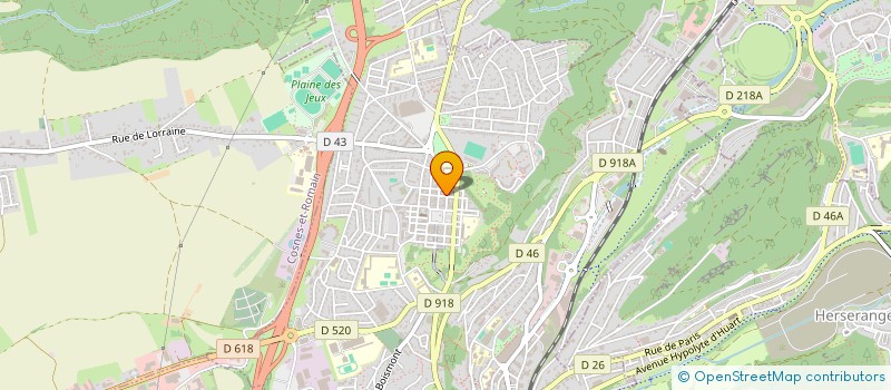 localisation de l'entreprise CROQ'CHAUD à LONGWY