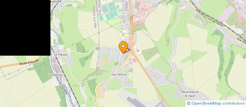 localisation de l'entreprise CROQ CLUB  SAINT-AUBIN-SUR-SCIE