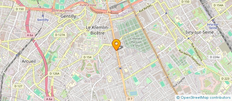 localisation de l'entreprise CROQ DELICES à LE KREMLIN-BICETRE
