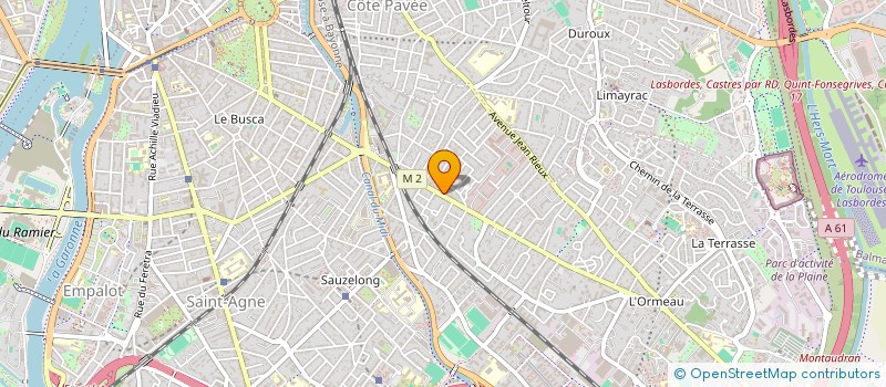 localisation de l'entreprise CROQ'IMMO à TOULOUSE
