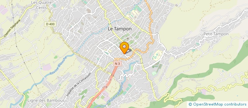localisation de l'entreprise CROQ'INTER à LE TAMPON
