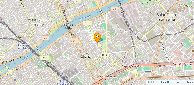 localisation de l'entreprise CROQ KOP à CLICHY