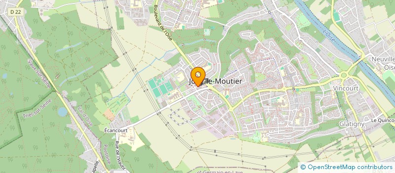 localisation de l'entreprise CROQ'MIE  JOUY-LE-MOUTIER