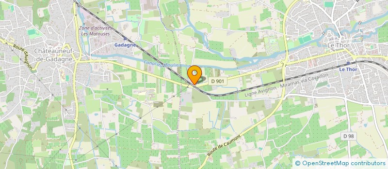 localisation de l'entreprise CROQ' OLIVE SAVEUR ET TRADITION  LE THOR