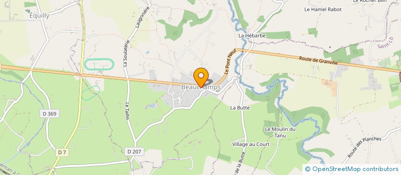 localisation de l'entreprise CROQ' POMME  BEAUCHAMPS