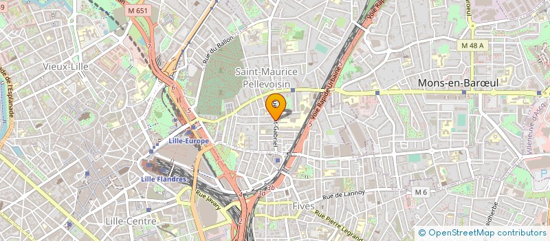 localisation de l'entreprise CROQ-POUCE à LILLE