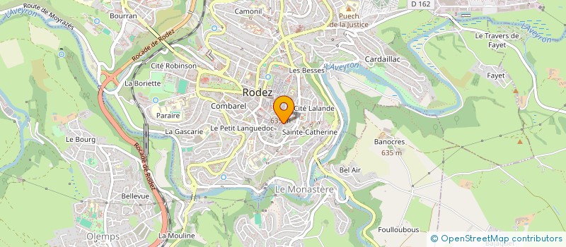 localisation de l'entreprise CROQ RODEZ  RODEZ