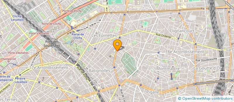 localisation de l'entreprise CROQ SAINT OUEN  PARIS