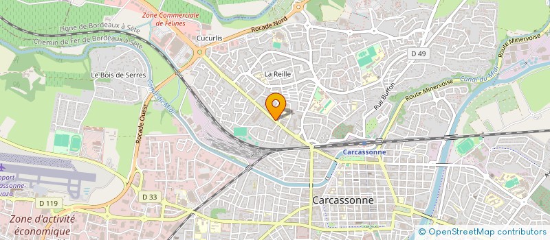 localisation de l'entreprise CROQ'SAISONS à CARCASSONNE