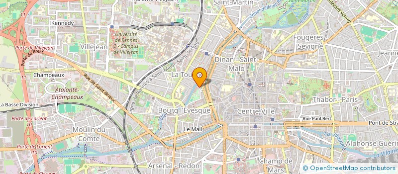 localisation de l'entreprise CROQ'SEP à RENNES