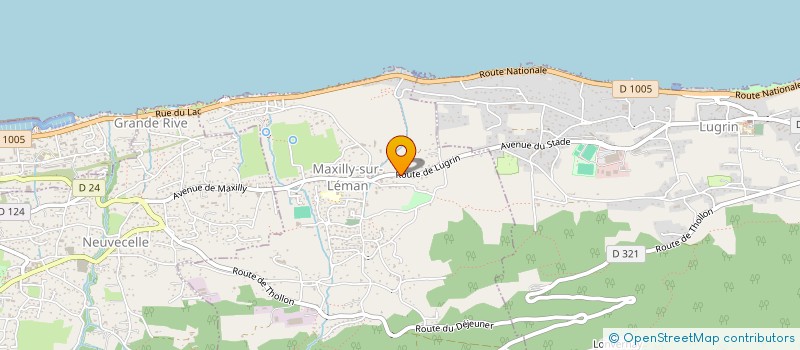 localisation de l'entreprise CROQU'EN BOUCHE  MAXILLY-SUR-LEMAN