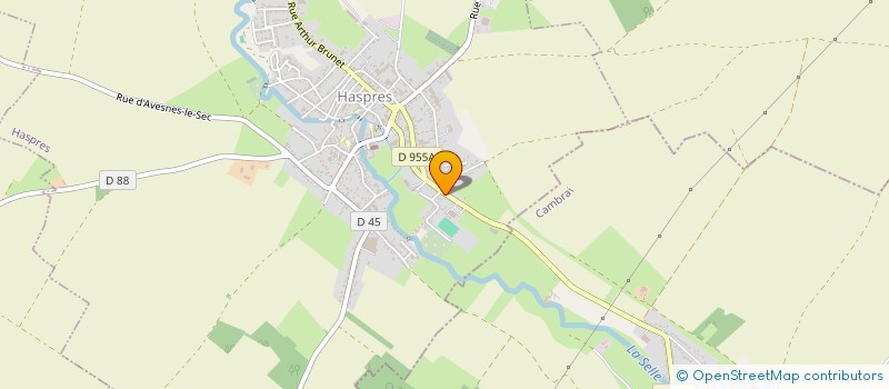 localisation de l'entreprise CROQU'GUITARE  MONCHAUX-SUR-ECAILLON