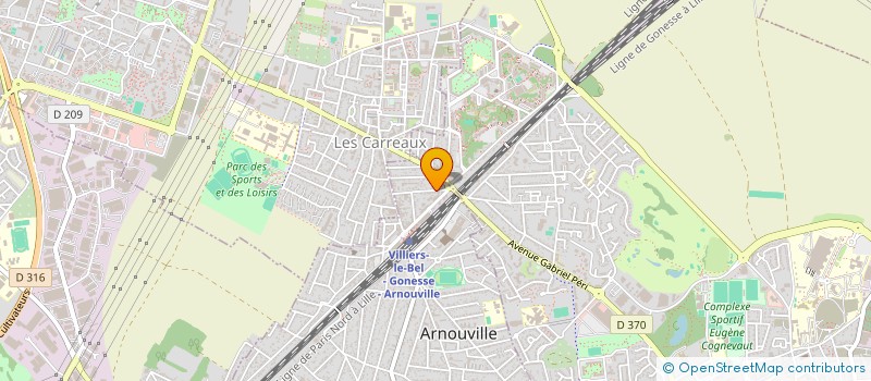 localisation de l'entreprise CROQU'KEBAB  ARNOUVILLE