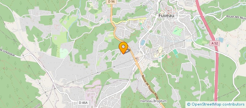 localisation de l'entreprise CROQUAIX  FUVEAU