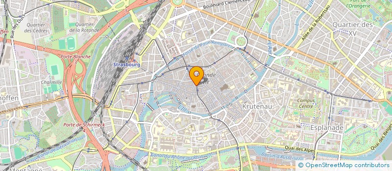 localisation de l'entreprise CROQUANDISE à STRASBOURG