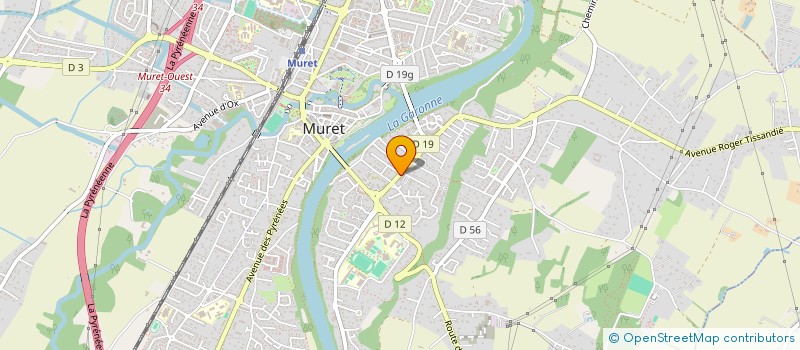 localisation de l'entreprise CROQUE DALLE  MURET