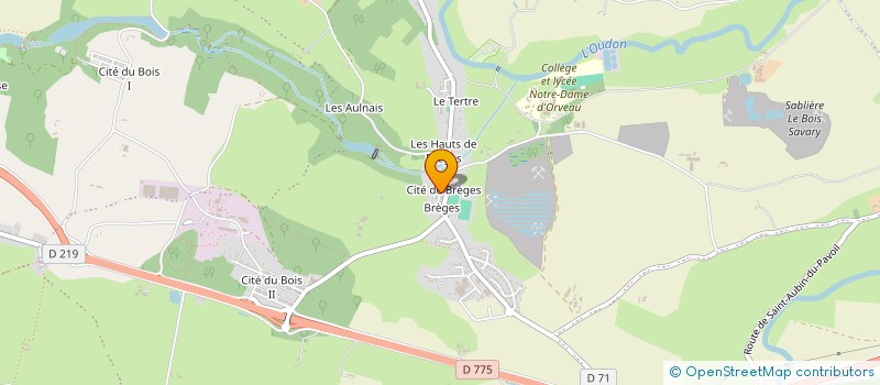 localisation de l'entreprise CROQUE&MOI à SEGRE-EN-ANJOU BLEU