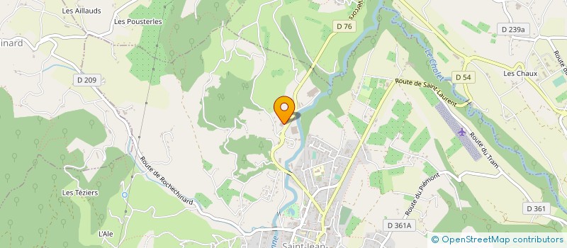 localisation de l'entreprise CROQUE MONTAGNE à SAINT-JEAN-EN-ROYANS