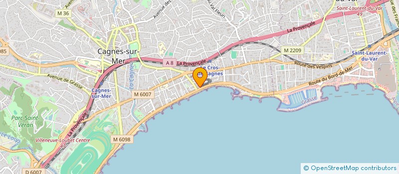 localisation de l'entreprise CROQUE N'ROLL à CAGNES-SUR-MER