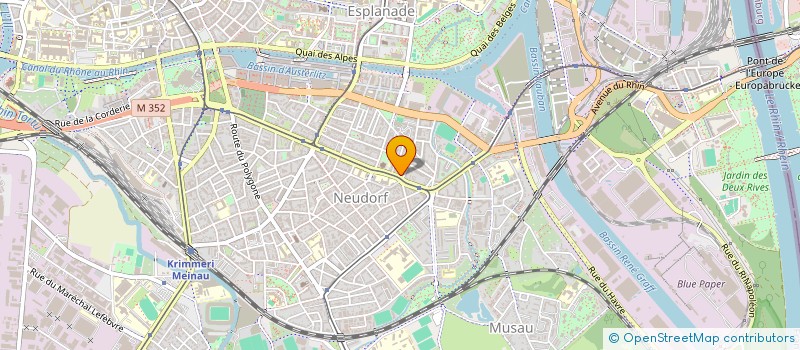 localisation de l'entreprise CROQUE STUDIO à STRASBOURG