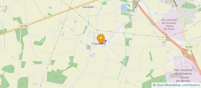 localisation de l'entreprise CROQUEMAIS à DERVAL