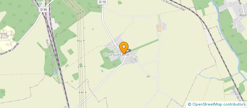 localisation de l'entreprise CROQUEMITAINE  COURQUETAINE