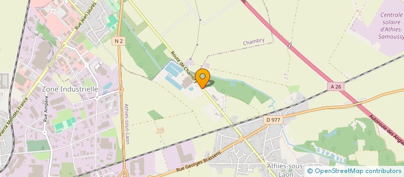 localisation de l'entreprise CROQUET MATERIAUX - RECYCLAGE  CHIVY-LES-ETOUVELLES