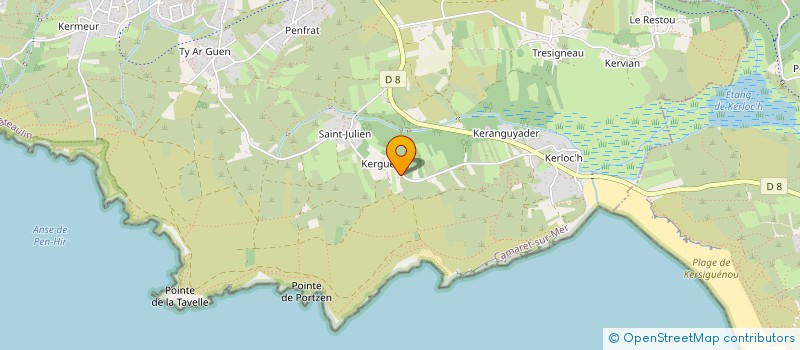 localisation de l'entreprise CROQUETTES A VOLONTE  CAMARET-SUR-MER