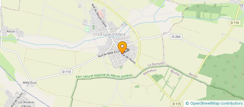 localisation de l'entreprise CROQUEURS DE POMMES AUNIS-SAINTONGE  ANAIS