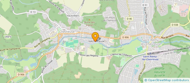 localisation de l'entreprise CROQUIS D'INTERIEUR  CHEVREUSE