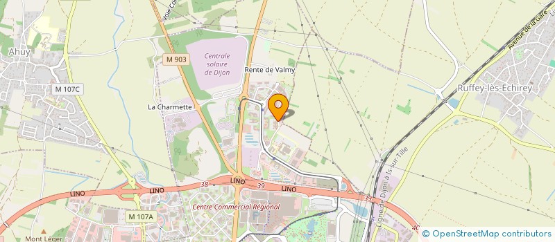 localisation de l'entreprise CROQUS à DIJON