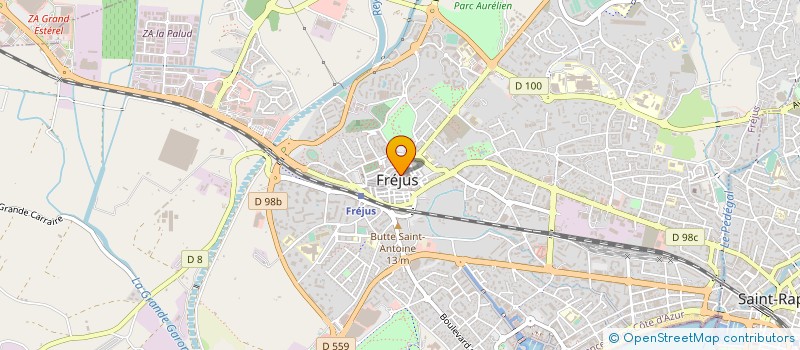 localisation de l'entreprise CROS à FREJUS