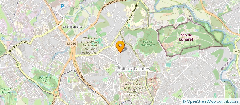localisation de l'entreprise CROS AND CO à MONTPELLIER