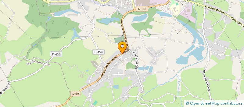 localisation de l'entreprise CROS CAPON  COMMENTRY