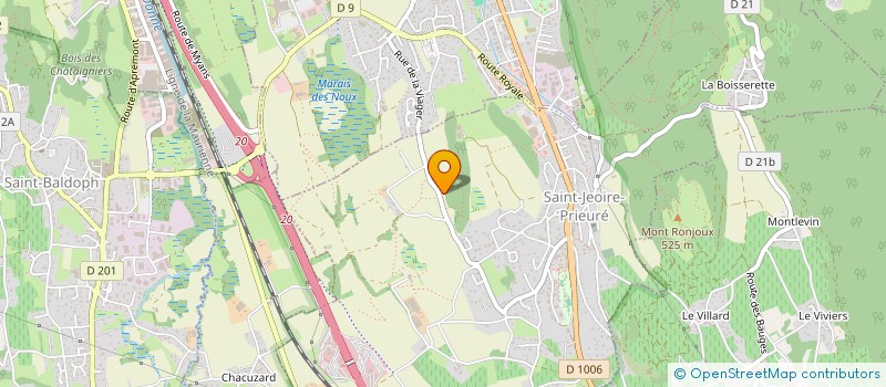 localisation de l'entreprise CROS COURANT FAIBLE  CHALLES-LES-EAUX