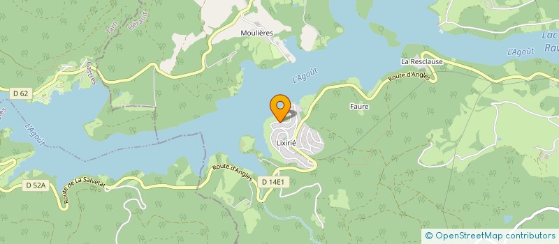localisation de l'entreprise CROS ENERGY à LA SALVETAT-SUR-AGOUT