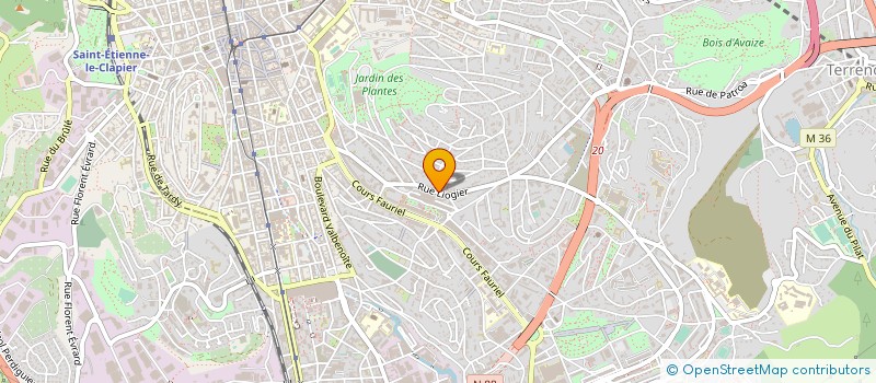 localisation de l'entreprise CROS LOUIS PERE ET FILS SARL à SAINT-ETIENNE