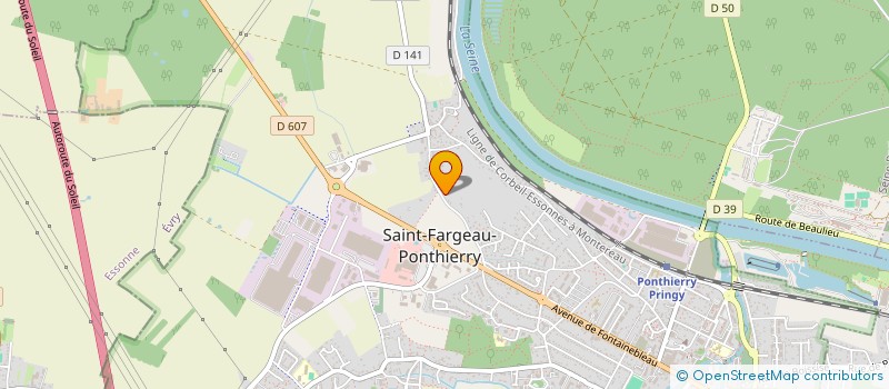 localisation de l'entreprise CROS PAYSAGE  SAINT-FARGEAU-PONTHIERRY