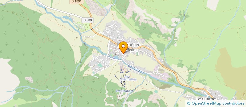 localisation de l'entreprise CROS PONCIN  LE MONETIER-LES-BAINS