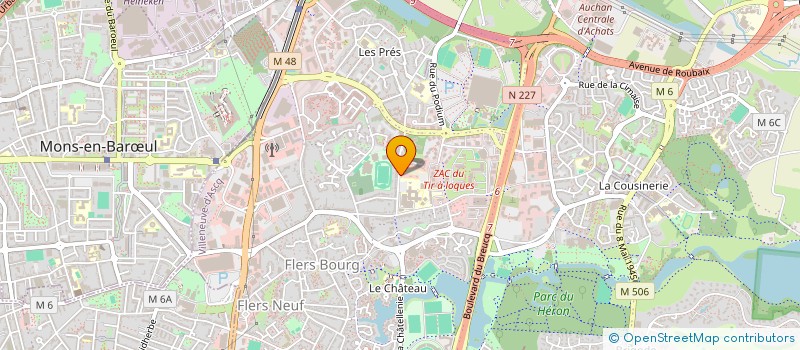 localisation de l'entreprise CROSBYS à VILLENEUVE-D'ASCQ