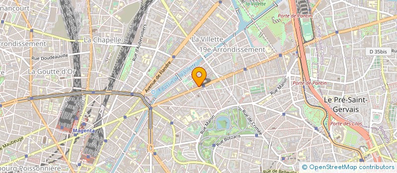 localisation de l'entreprise CROSET                        ROGER  PARIS