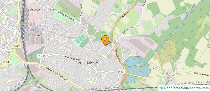 localisation de l'entreprise CROSIMMO  SIN-LE-NOBLE