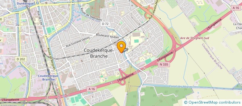 localisation de l'entreprise CROSKE-LECOCQ  COUDEKERQUE-BRANCHE